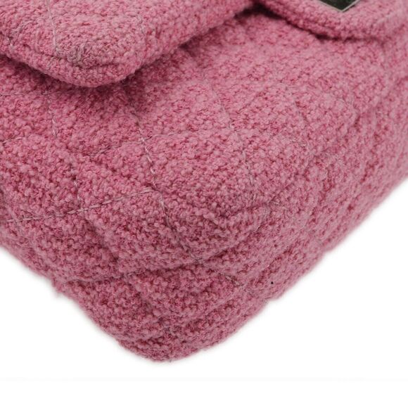 Chanel Pink Tweed Mademoiselle Lock #124883C28B - Picture 6 of 10